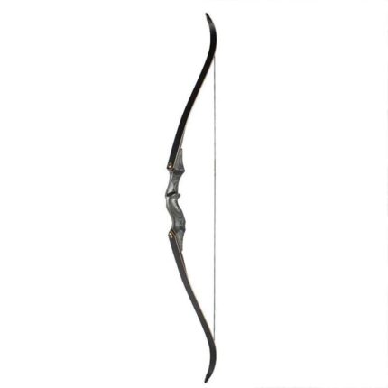 60inch 30-60lbs Archery Recurve Bow Black Hunter Bow Lamination Bow Limbs Right Hand Bow Outdoor Sports Hunting Accessories